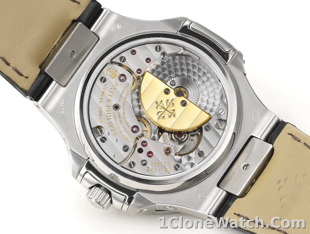 Patek Philippe Green Nautilus Watch - detail