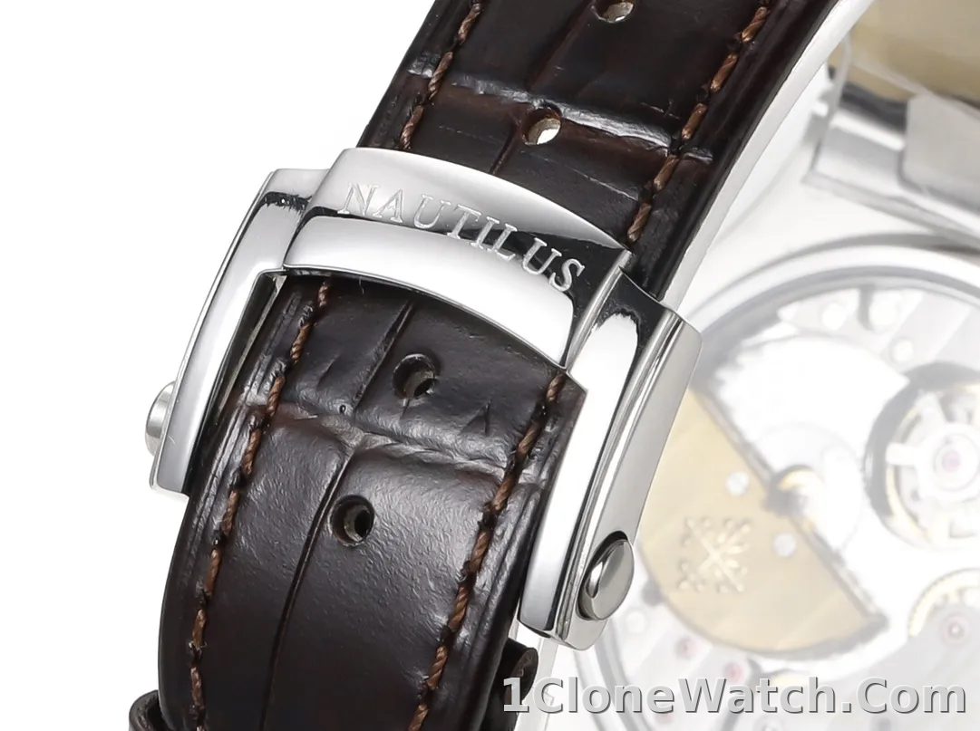 Patek Philippe Green Nautilus Watch - detail