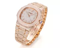 Patek Philippe Rose Gold Diamond Watch - view 3