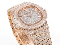 Patek Philippe Rose Gold Diamond Watch - view 5