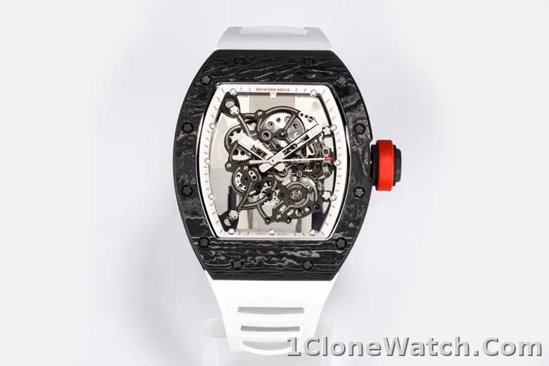 Richard Mille Richard Mille RM055 Black Carbon Fiber Watch vs The Original: A Detailed Comparison