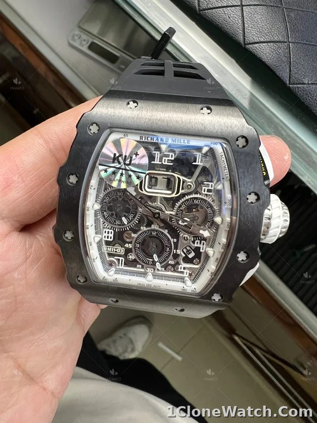 Richard Mille RM1103 Titanium Black Replica - detail