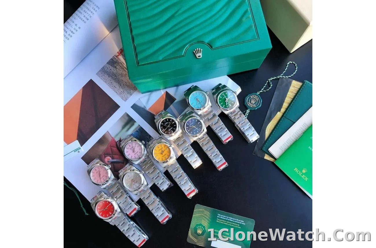 Couple Watches Rolex Oyster Perpetual 31/41mm SS/SS Blue/Stk - detail