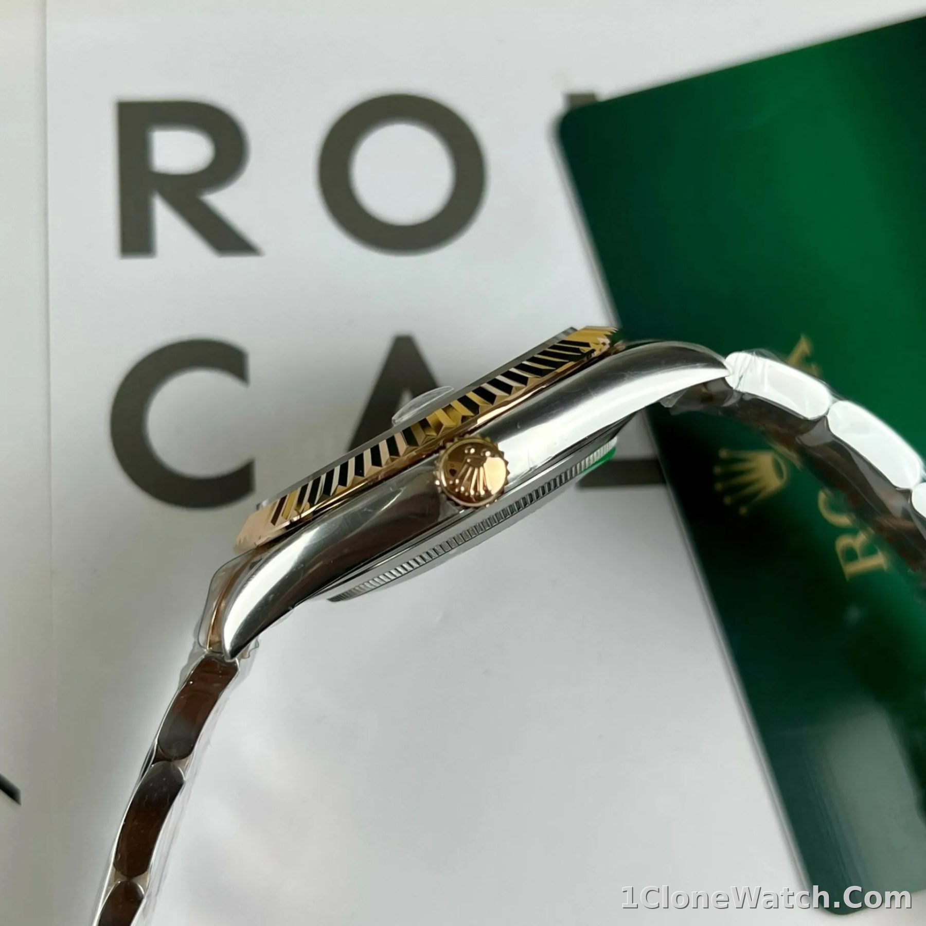 Superclone Rolex Datejust 41 mm Chocolate Dial 126331 Oyster - detail