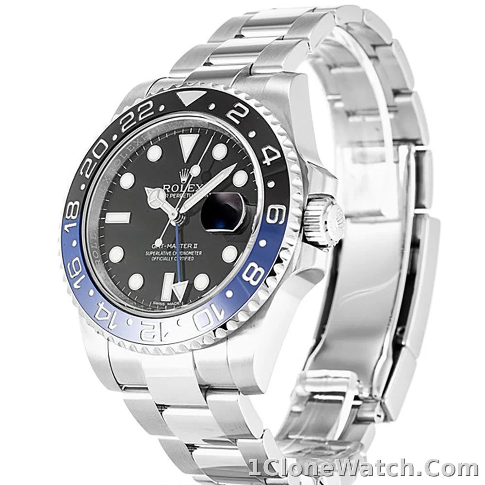 Superclone Rolex GMT-Master II 40mm Black Dial 116710BLNR  Batman - detail