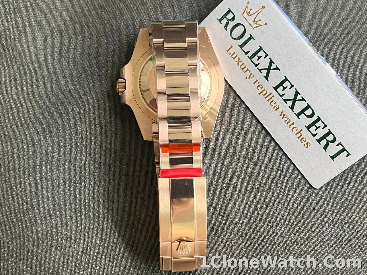 Superclone Rolex GMT-Master II 40 mm 126715CHNR Tiger Iron Dial - detail