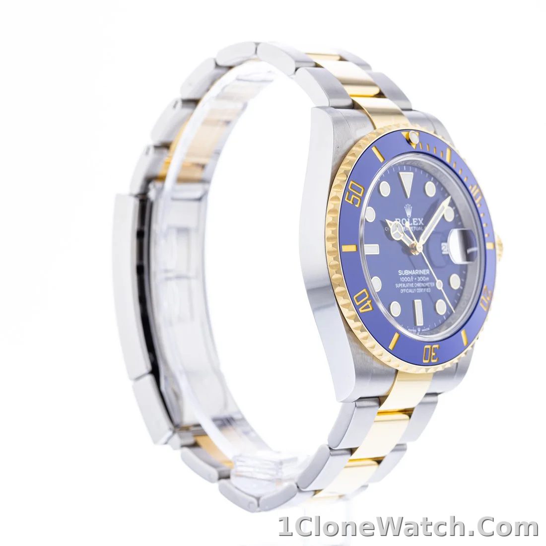 Superclone Rolex Submariner 41mm Blue Dial 126613LB Bluesy - detail