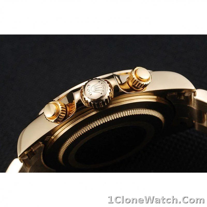 Rolex Daytona 39mm Gold Dial 1454245 - detail