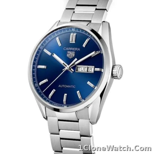 TAG Heuer Carrera Men Automatic Blue Stainless Steel Watch WBN2012.BA0640 - detail
