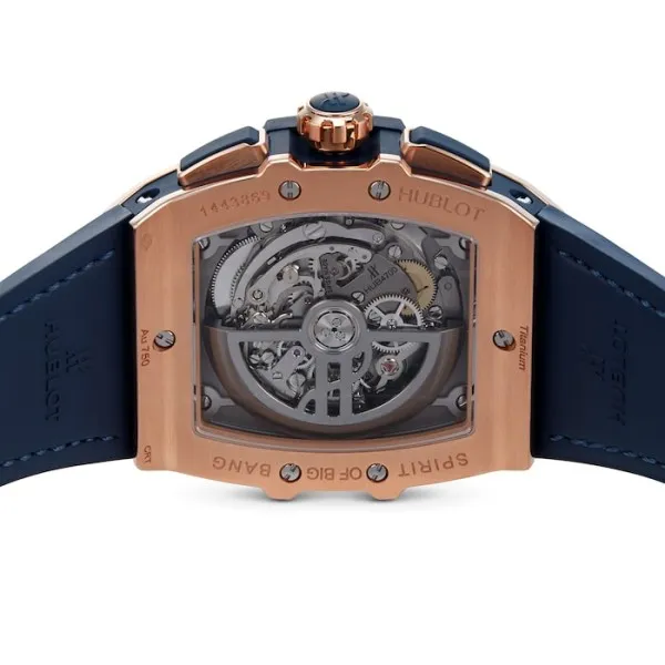 Hublot Spirit Of Big Bang Men Automatic Blue Alligator Watch 641.OX.7180.LR - view 5