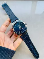 Omega Constellation Men Automatic Blue Leather Watch O13133412103001 - view 4