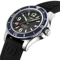 Breitling Superocean Men Automatic Black Rubber Watch A173678A1B1S1 - view 4