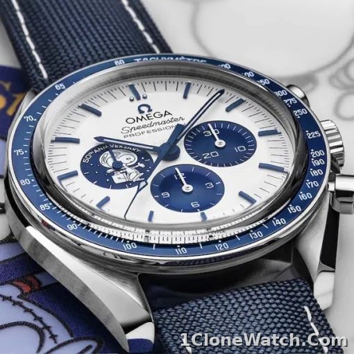 Omega Speedmaster Men Automatic Silver Nylon Watch O31032425002001 - detail