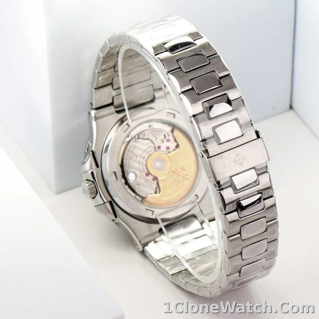 Patek Philippe Blue Nautilus Perpetual Watch - detail