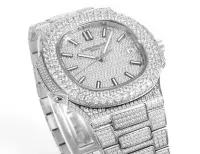 Patek Philippe Nautilus Full Star Platinum Watch - view 5