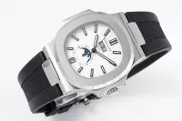 Patek Philippe Nautilus Blue Rubber Strap Watch - view 7