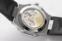 Patek Philippe Nautilus Blue Rubber Strap Watch - view 9
