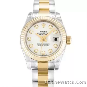 Rolex Datejust Lady 178383 - detail