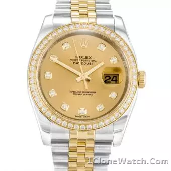 Rolex Datejust Lady 69173 - detail