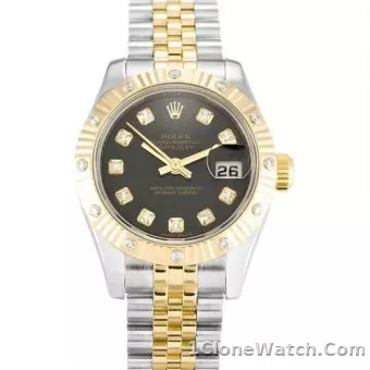 Rolex Datejust Lady 69173 - detail