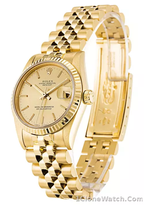 Rolex Mid-Size Datejust 68278 - detail