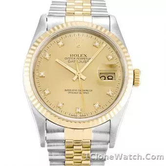 Rolex Mid-Size Datejust 68278 - detail