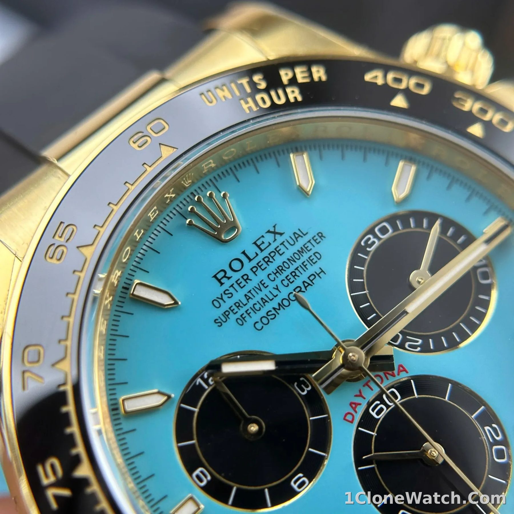 Superclone Rolex Daytona 40 mm 126518LN Tiffany Dial - detail