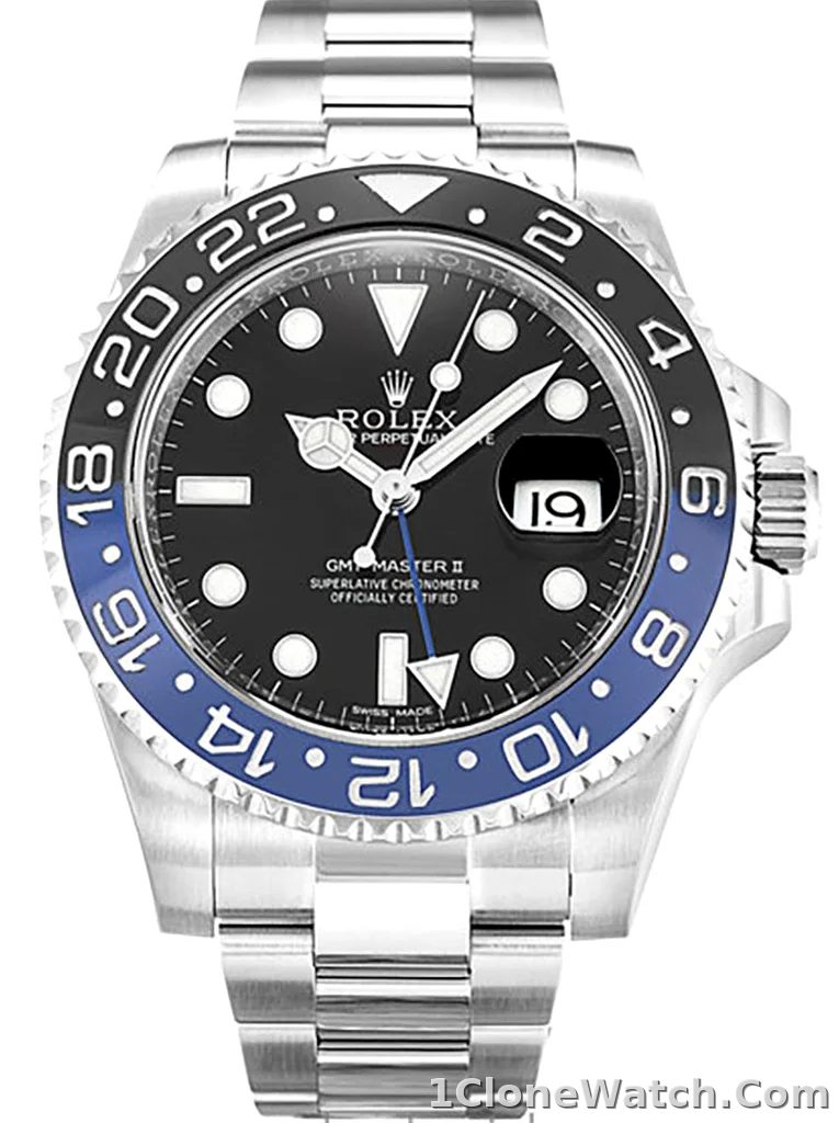 Superclone Rolex GMT-Master II 40mm Black Dial 116710BLNR  Batman