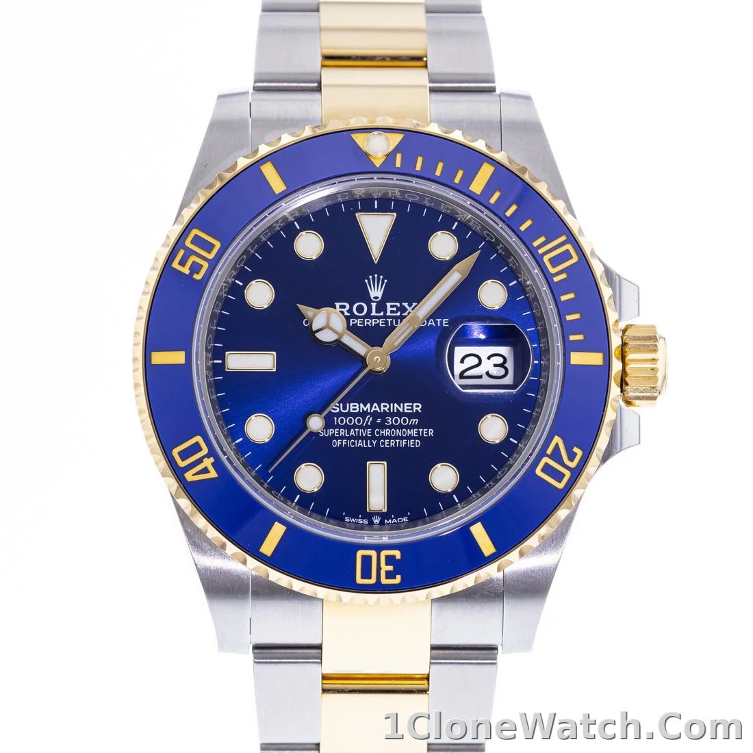 Rolex Submariner 41mm Blue Dial 126613LB Bluesy - detail